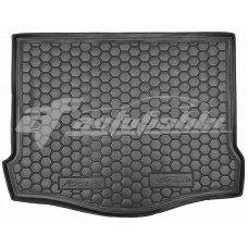 Резиновый коврик в багажник для Ford Focus III Hatchback (хэтчбек) (с докаткой) 2011-2019 Avto-Gumm