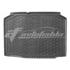 Резиновый коврик в багажник для Skoda Fabia II Hatchback ‎(хэтчбек) 2007-2014 Avto-Gumm