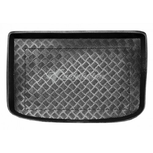 на фотографии резино-пластиковый коврик в багажник для Audi A1 Sportback 2012-2018 года черный от Rezaw-Plast