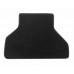 На фотографии ворсовый задний левый коврик в салон BMW X5 E70 черного цвета