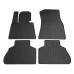 На фотографии резиновые коврики в салон BMW X5 G05 черного цвета от stingray