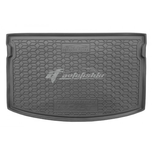 Резиновый коврик в багажник для Chevrolet Bolt (верхняя полка) 2016-... Avto-Gumm