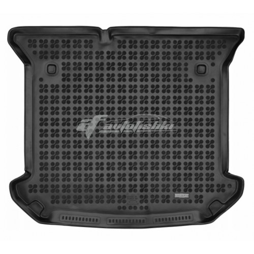 на фотографии коврик в багажник резиновый для Citroen C8 2002-2014 года черного цвета от Rezaw-Plast