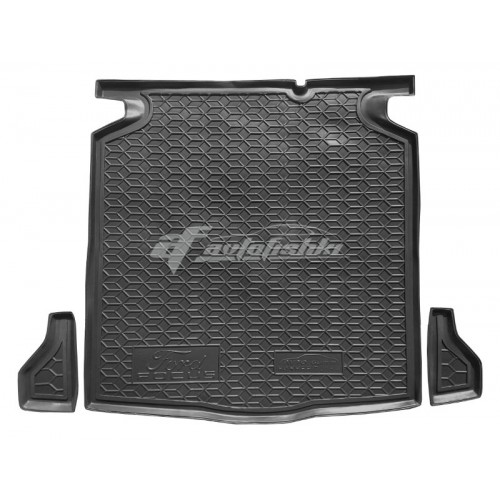 Резиновый коврик в багажник для Ford Focus IV универсал (нижняя полка) 2019-... Avto-Gumm