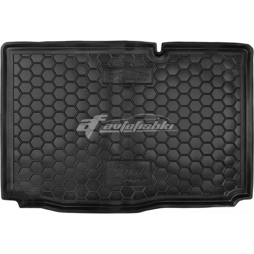 на фотографії гумовий килимок в багажник для Ford B-Max нижня полиця з 2012 року від українського виробника Avto-Gumm