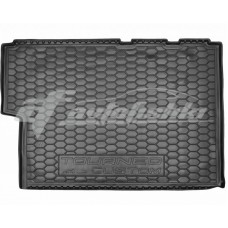 Резиновый коврик в багажник для Ford Torneo Custom (длинная база) 2013-… Avto-Gumm