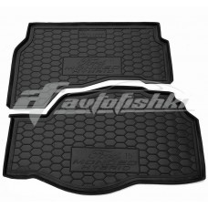 Гумовий килимок в багажник для Ford Fusion Hybrid (гібрид) USA (американець) 2012-... Avto-Gumm