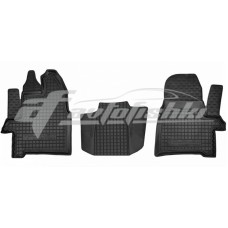 Резиновые коврики в салон для Ford Tourneo Custom (1+1) 2013-... Avto-Gumm