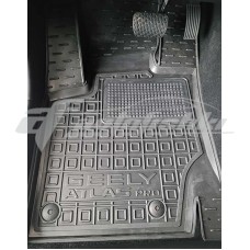 Гумові килимки в салон для Geely Atlas Pro 2022-... Avto-Gumm