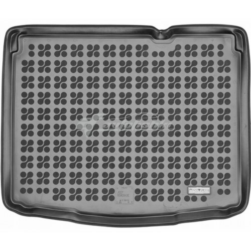 На фотографии резиновый коврик в багажник для Jeep Renegade с 2014 года нижний черного цвета от Rezaw-Plast