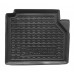 На фотографии резиновый пассажирский задний правый коврик в салон Mercedes W140 черного цвета