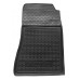 На фотографии резиновый пассажирский передний коврик в салон Mercedes W140 черного цвета