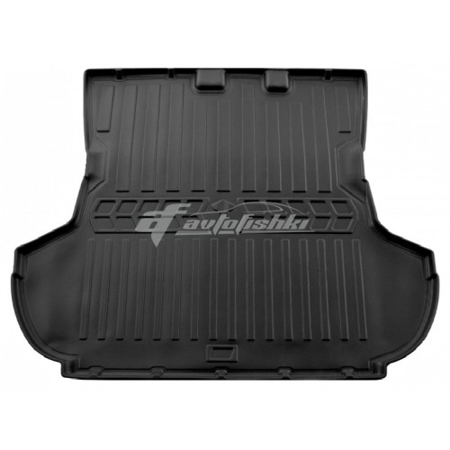 на фотографії гумовий 3d килимок у багажник для mitsubishi outlander xl з 2006-2012 року другого покоління від stingray