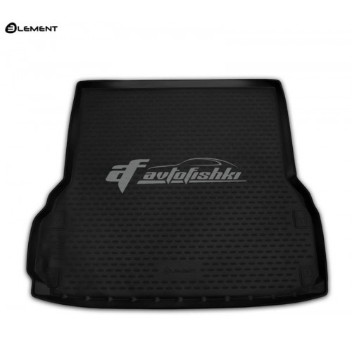 на фотографії гумовий килимок в багажник для Nissan Pathfinder четвертого покоління сім місць довгий 2014-2021 року від Novline