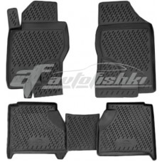 Гумові килимки в салон Nissan Pathfinder III R51 2010-2014 Novline (Element)
