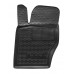На фотографии резиновый водительский коврик в салон для Peugeot ‎307 черного цвета