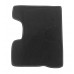 На фотографии текстильный задний левый коврик в салон для Renault Duster черного цвета