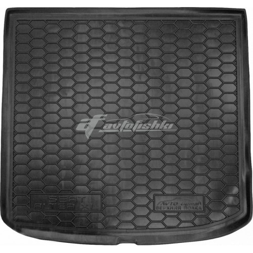 на фотографії гумово-пластиковий килимок в багажник для Seat Altea XL верхня полиця 2007-2015 року від Avto-Gumm