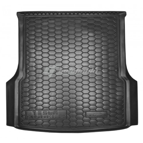 Резиновый коврик в багажник для Tesla Model S ‎(задний) 2012-... Avto-Gumm