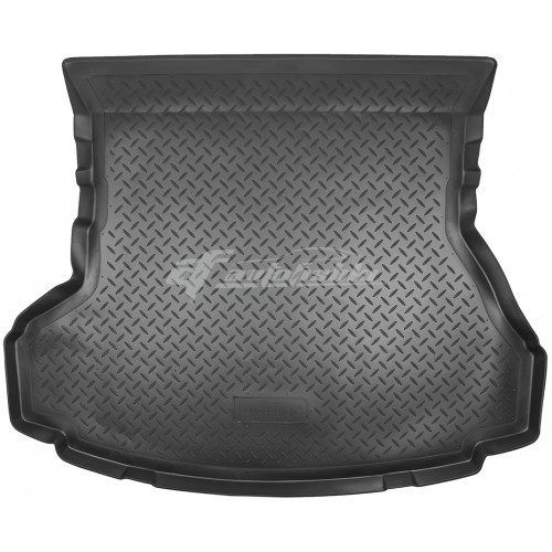 на фотографії гумово-пластиковий килимок в багажник для toyota avensis 3 седан третього покоління з 2009-2018 року від norplast