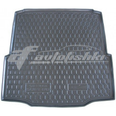 Резиновый коврик в багажник для Skoda Superb II Liftback (лифтбек) 2008-2015 Avto-Gumm