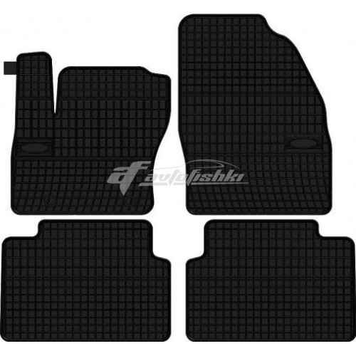 Коврики резиновые на SEAT Mii 2011- черные 4 шт.