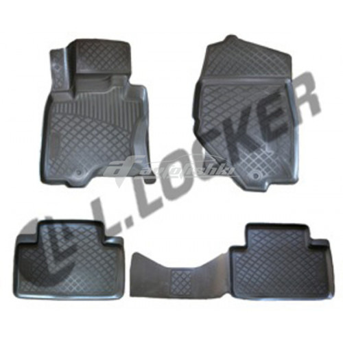 Резиновые 3D коврики на Infiniti FX35 / FX37 / FX50 / FX30d 2008-2013 Lada Locker