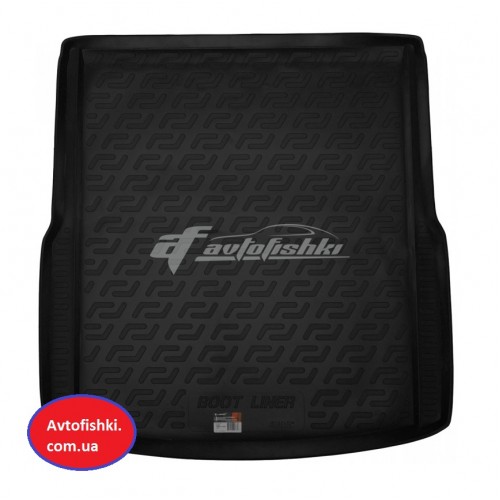 На фотографии резиновый коврик в багажник для Skoda Superb 2 2009-2015 черного цвета от Lada Locker