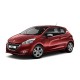 Ворсовые коврики для авто Peugeot 208 I 2012-2019