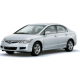 Дефлекторы окон для Honda Civic 4D Sedan 2006-2012