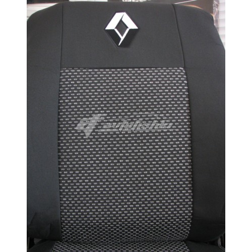 Чехлы на сиденья для Renault Kangoo II (1+1) 2008-... EMC Elegant