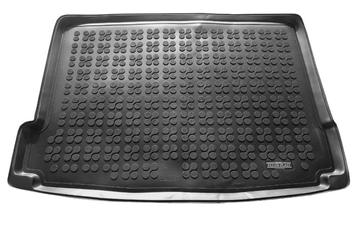 На фотографии коврик в багажник для верхнего отделения резиновый в BMW X2 (F39) черного цвета от rezaw-plast